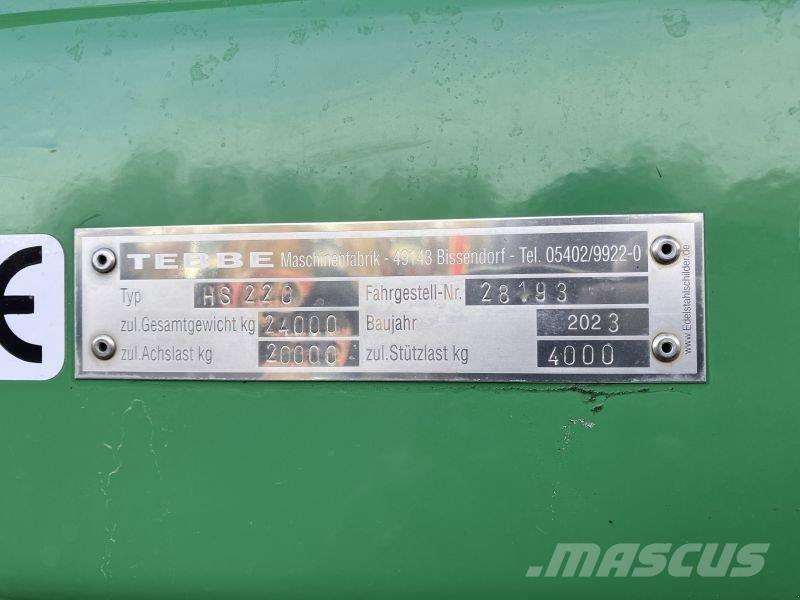 Tebbe HS 220 Gübre dagitma tankerleri
