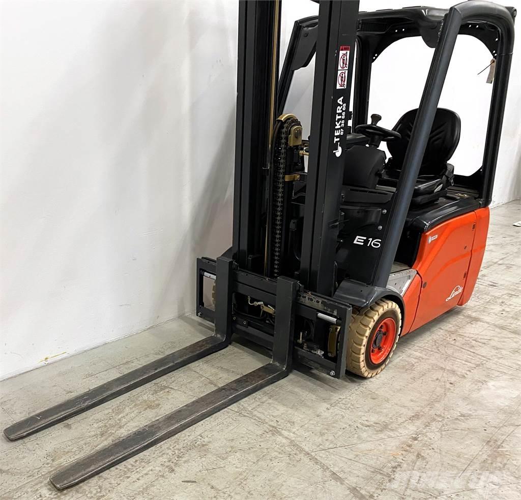 Linde E 16 C-01 Elektrikli forkliftler