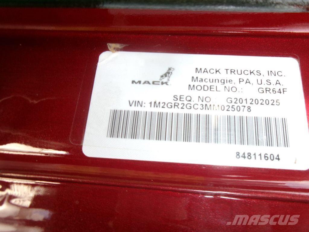 Mack GR64F Damperli kamyonlar