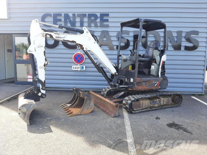 Bobcat E27Z E2 Mini ekskavatörler, 7 tona dek