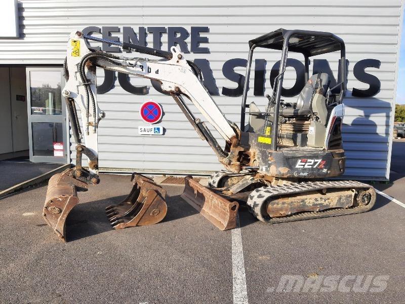 Bobcat E27Z E2 Mini ekskavatörler, 7 tona dek