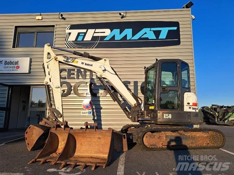 Bobcat E50 Mini ekskavatörler, 7 tona dek