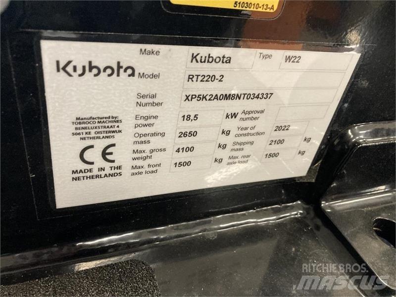 Kubota RT 220- 2 Mini yükleyiciler