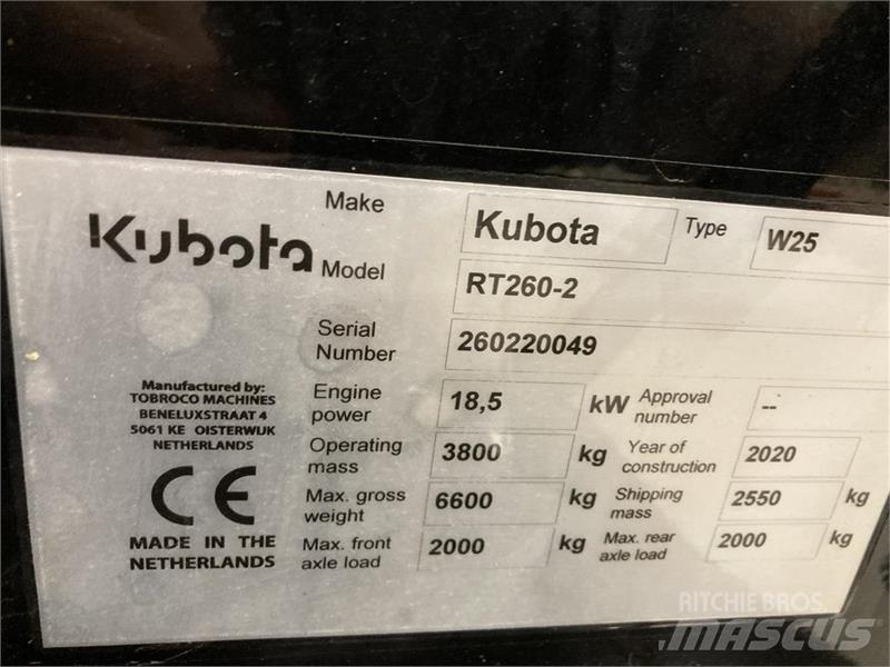 Kubota RT260-2 Mini yükleyiciler