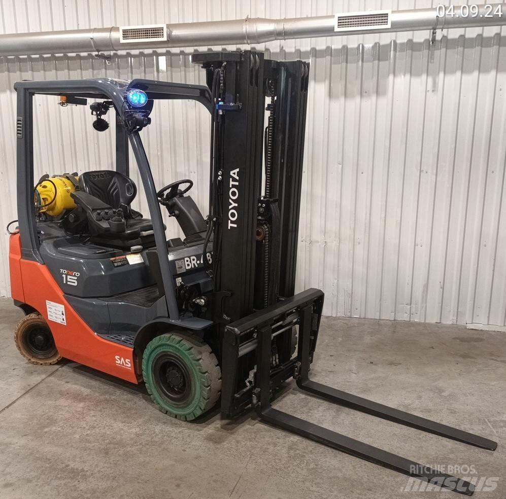 Toyota 02-8FGF15 LPG'li forkliftler