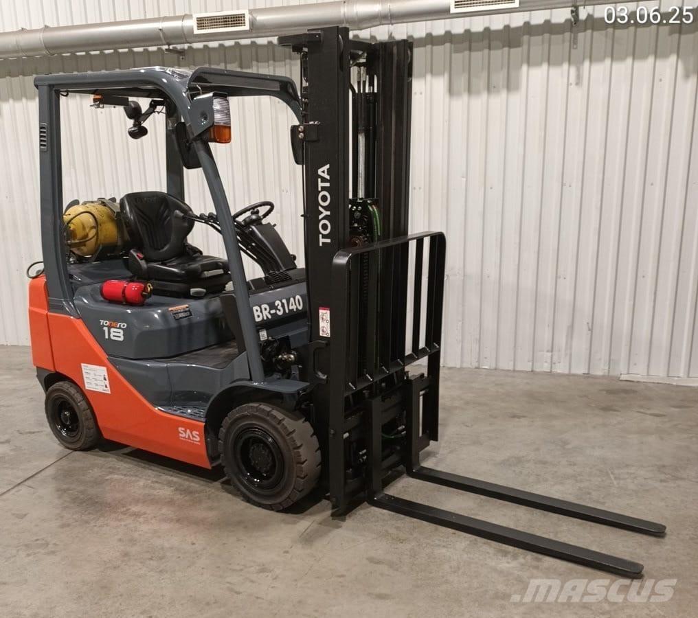 Toyota 02-8FGF18 LPG'li forkliftler