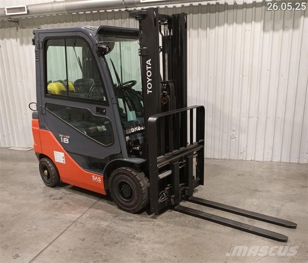 Toyota 02-8FGF18 LPG'li forkliftler