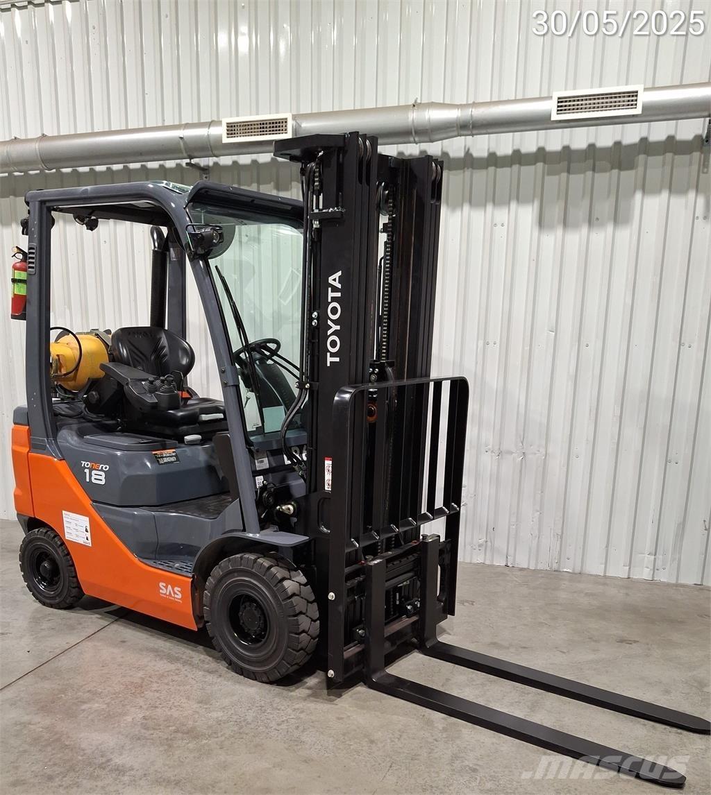 Toyota 02-8FGF18 LPG'li forkliftler