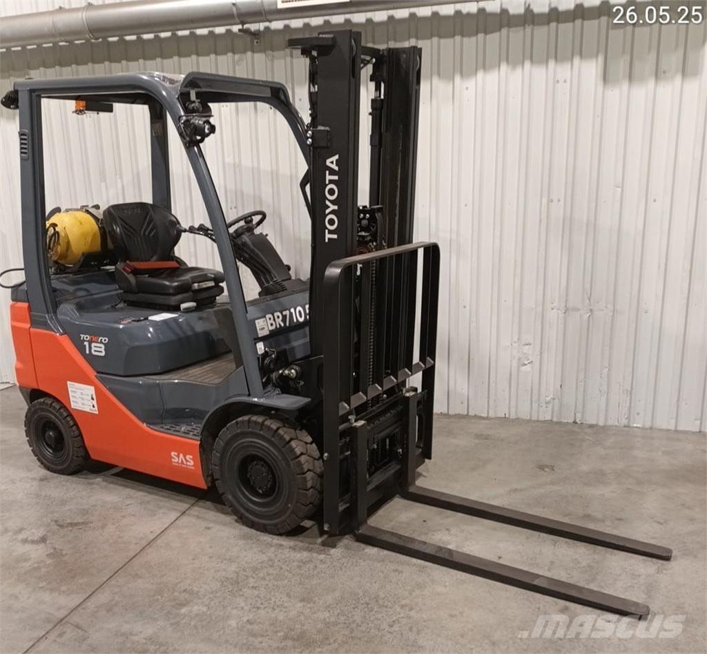 Toyota 02-8FGF18 LPG'li forkliftler