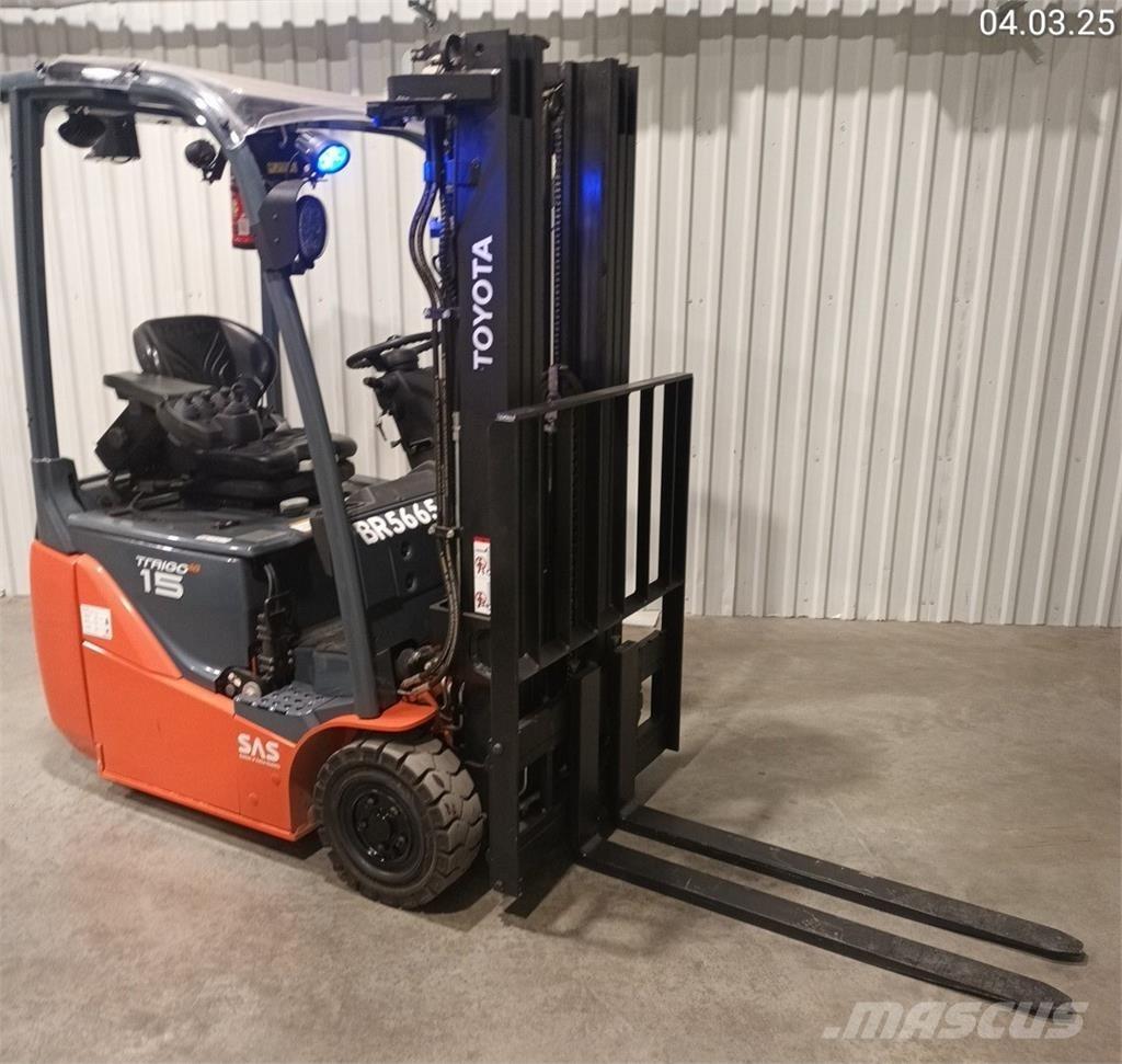 Toyota 8FBE15T Elektrikli forkliftler