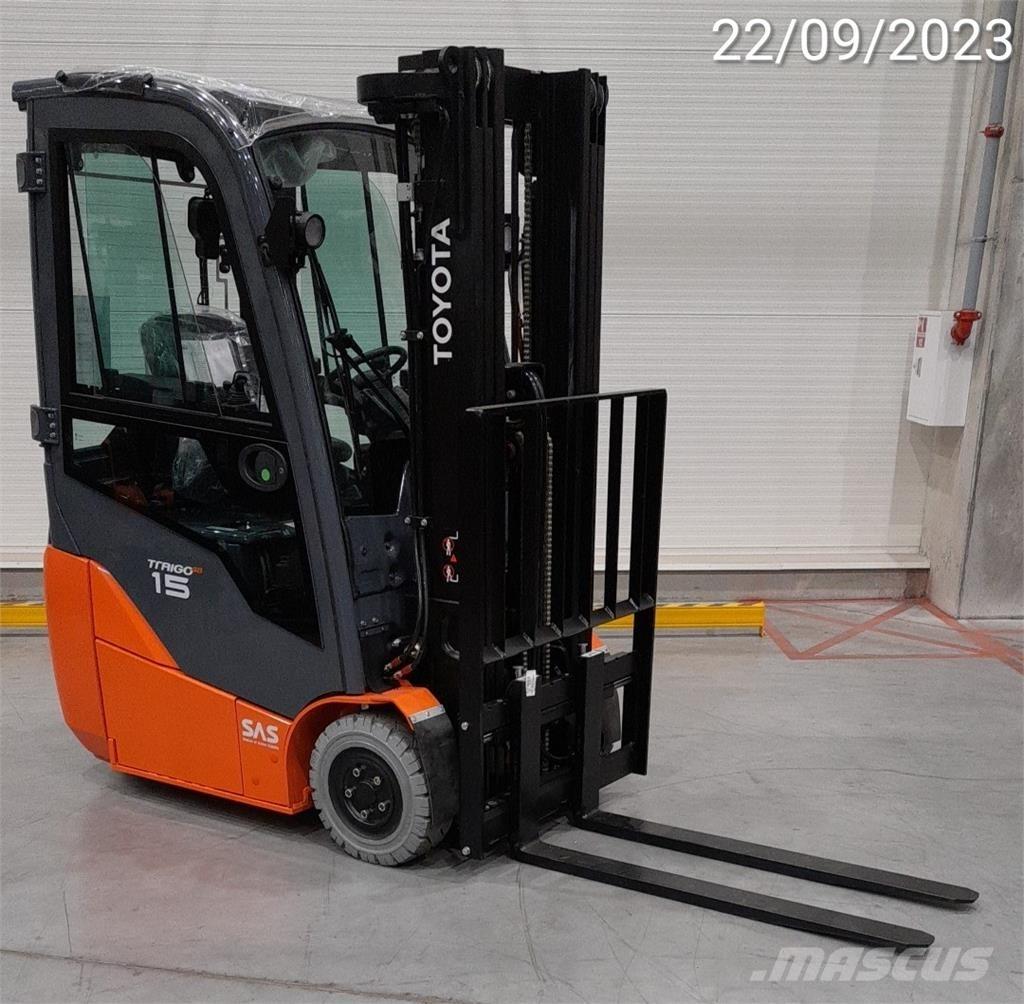 Toyota 8FBE15T Elektrikli forkliftler