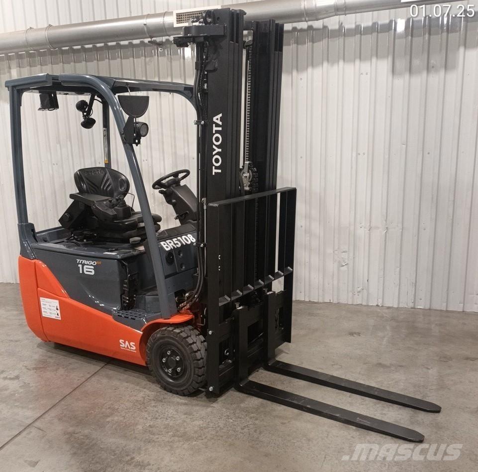 Toyota 8FBE16T Elektrikli forkliftler