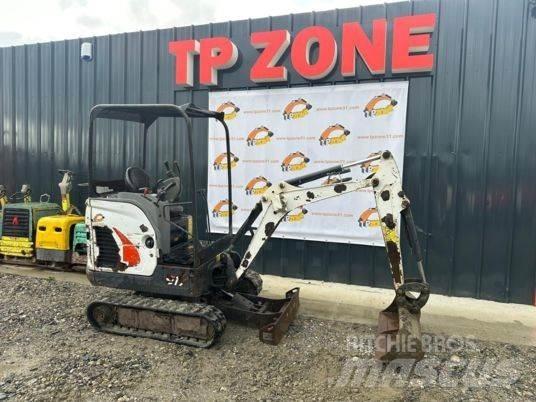Bobcat E17 Canopy Mini ekskavatörler, 7 tona dek