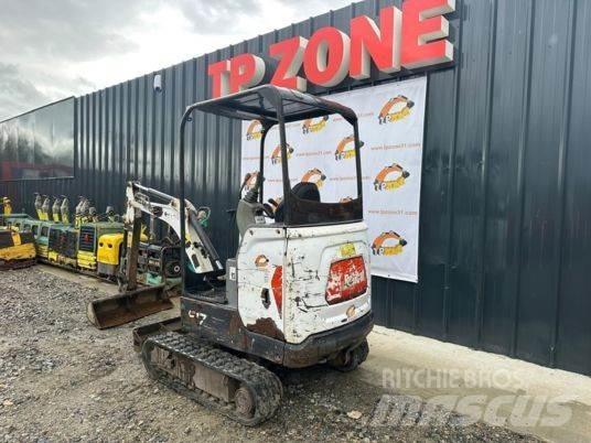 Bobcat E17 Canopy Mini ekskavatörler, 7 tona dek