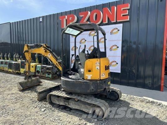 Bobcat E26 Canopy Mini ekskavatörler, 7 tona dek