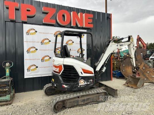 Bobcat E27Z Canopy Mini ekskavatörler, 7 tona dek
