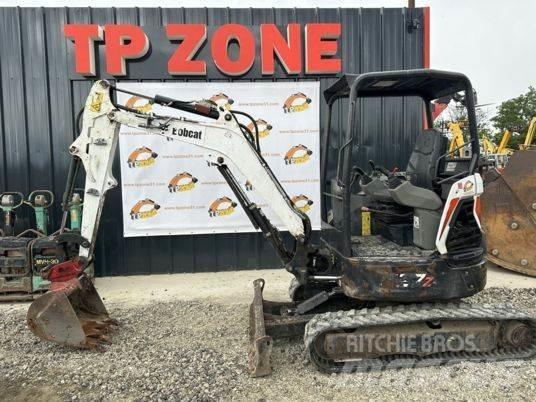 Bobcat E27Z Canopy Mini ekskavatörler, 7 tona dek