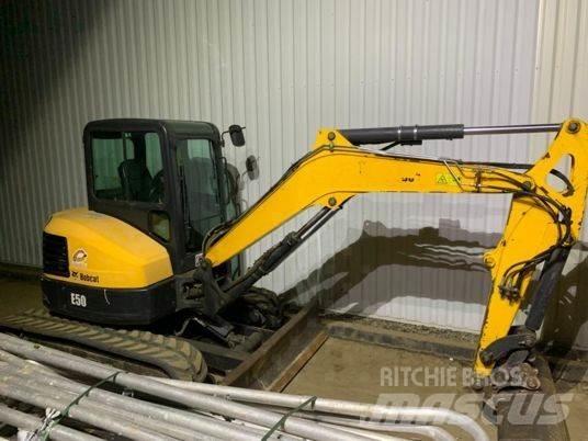 Bobcat E50 Mini ekskavatörler, 7 tona dek