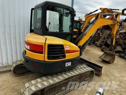 Bobcat E50 Mini ekskavatörler, 7 tona dek