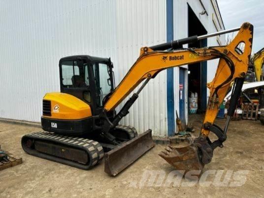 Bobcat E50 Mini ekskavatörler, 7 tona dek
