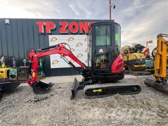 JPC HT25 Mini ekskavatörler, 7 tona dek