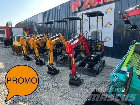JPC KV12 minipelle Mini ekskavatörler, 7 tona dek