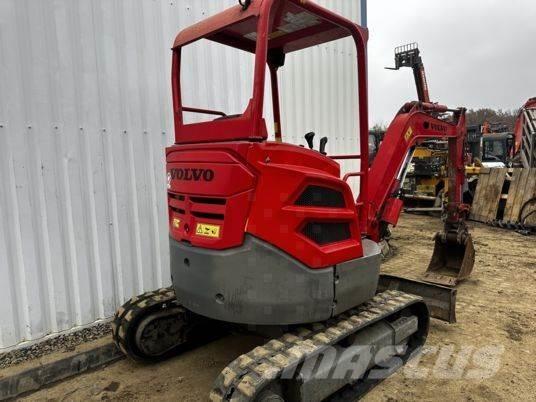 Volvo ECR25D Canopy Mini ekskavatörler, 7 tona dek
