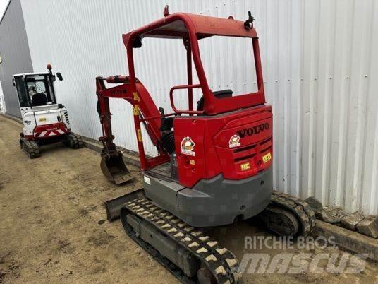 Volvo ECR25D Canopy Mini ekskavatörler, 7 tona dek