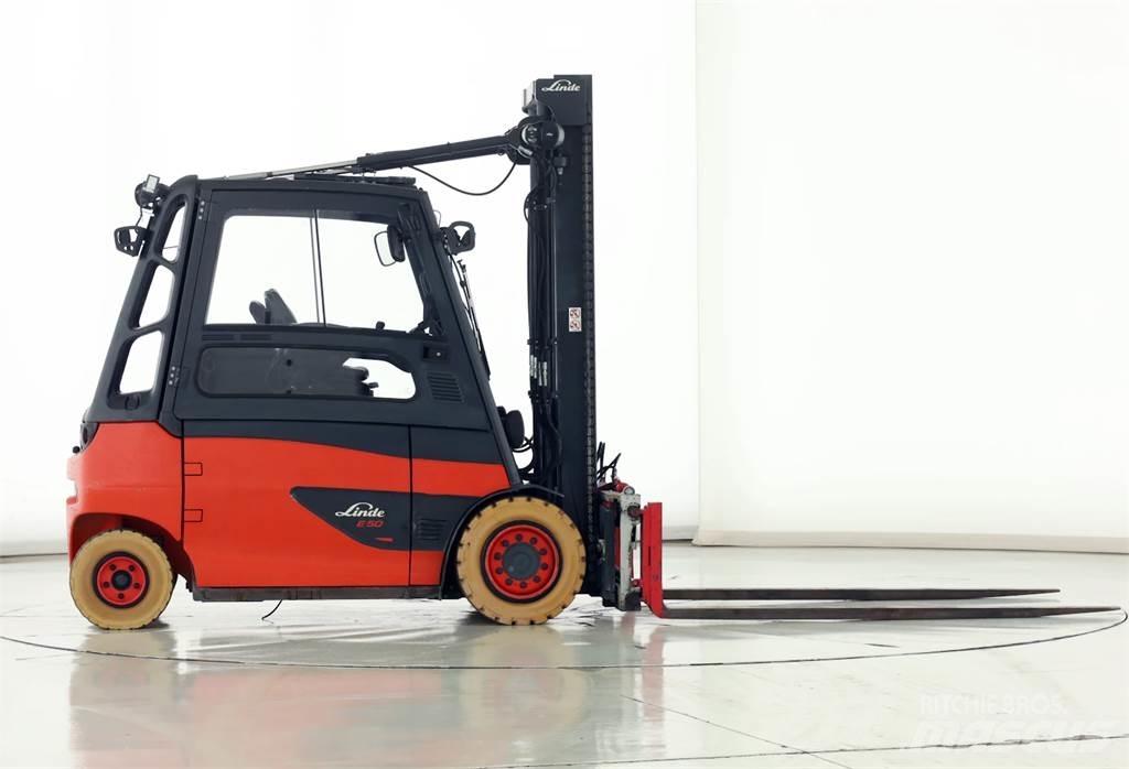 Linde E50HL-01 Elektrikli forkliftler