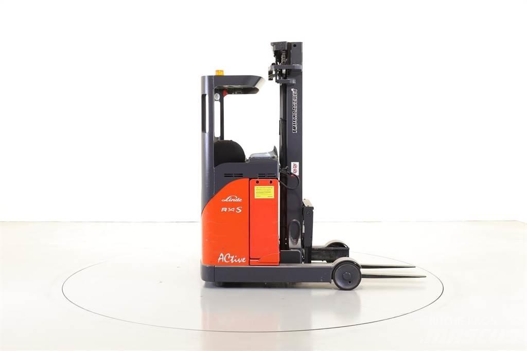 Linde R14S Activ Reach truck - depo içi istif araçları