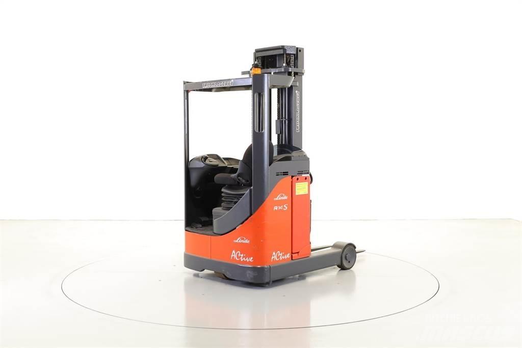 Linde R14S Activ Reach truck - depo içi istif araçları