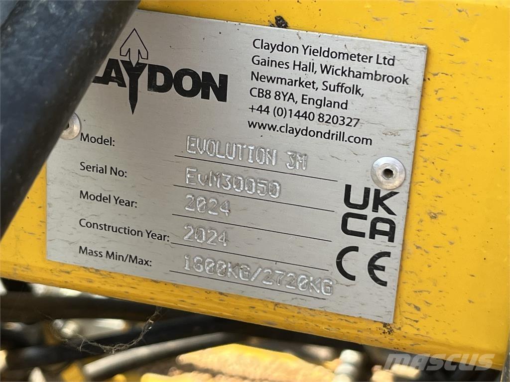 Claydon 3M EVO Diger tarim makinalari