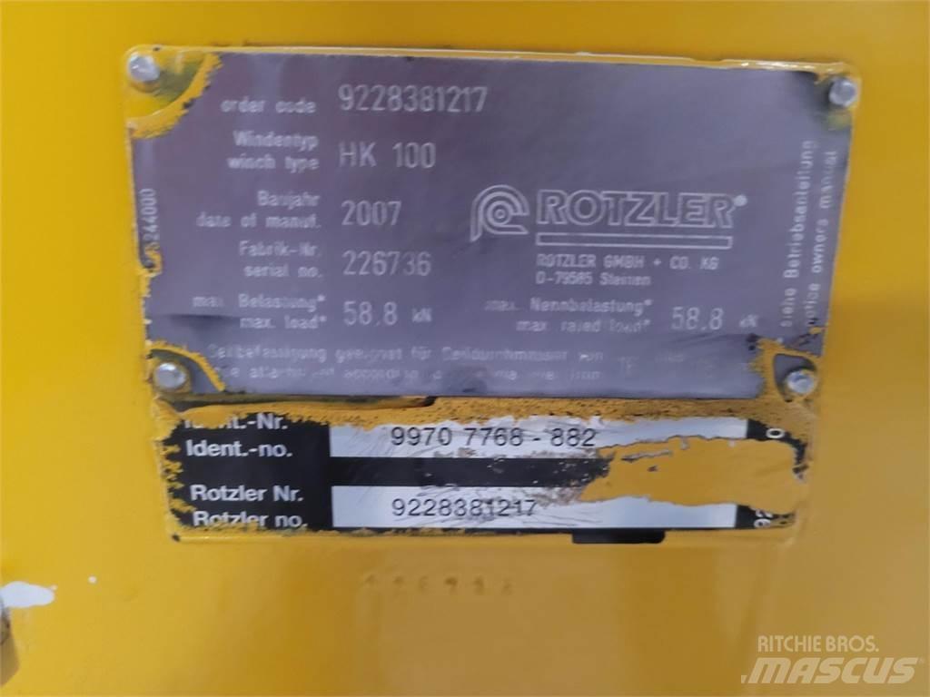 Faun HK 100 winch Vinç parçalari