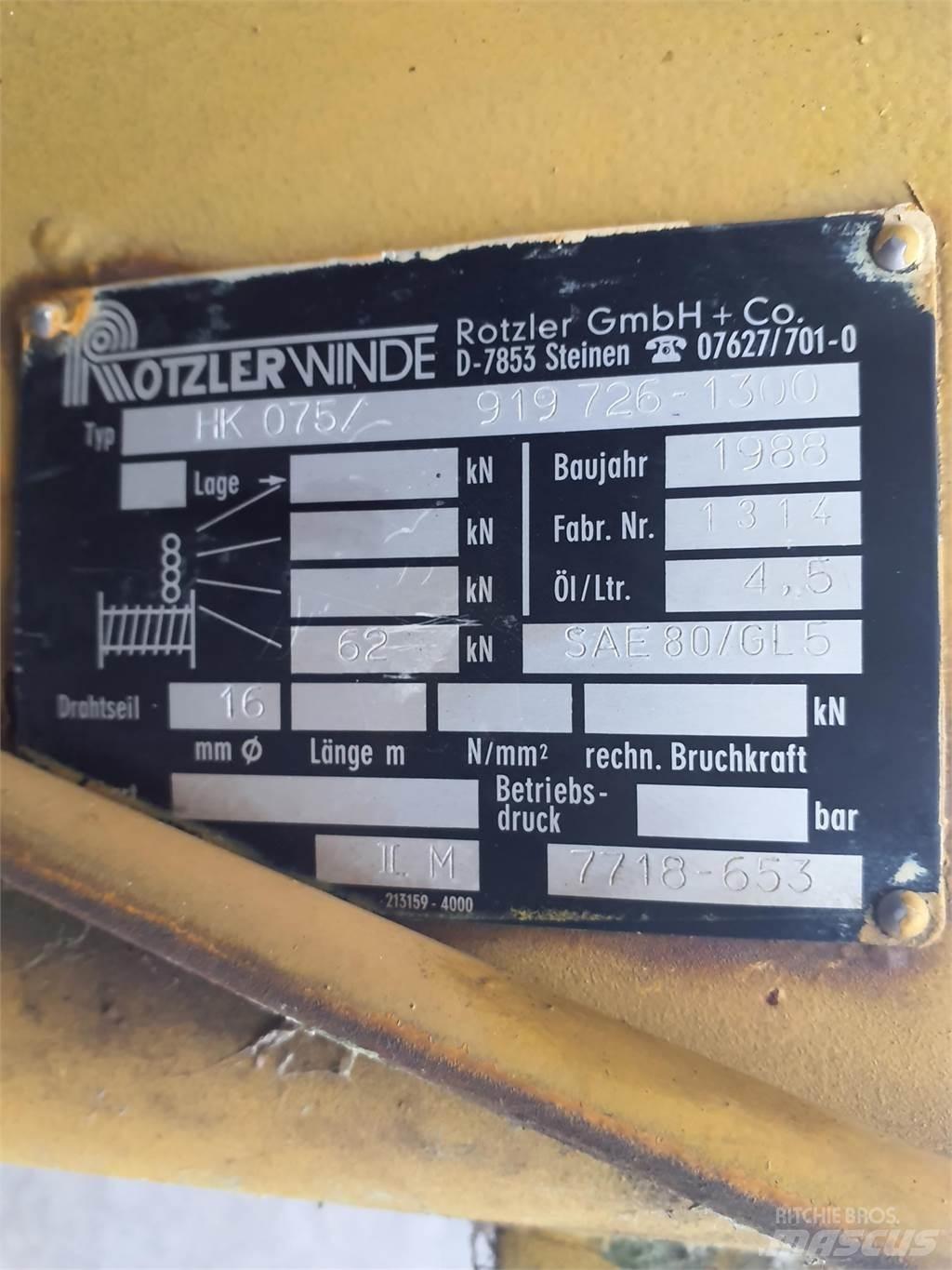 Faun RTF 30 winch Vinç parçalari