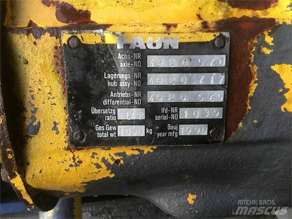 Faun RTF 50-3 axle 1 Akslar