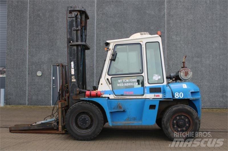 TCM FD80 Dizel forkliftler