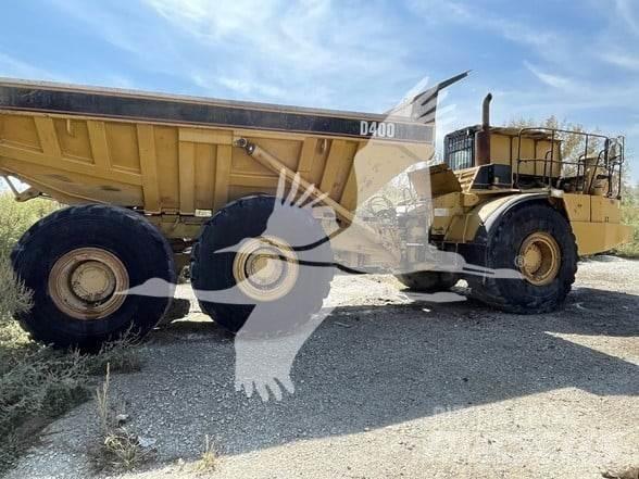 CAT D400D Belden kirma kaya kamyonu