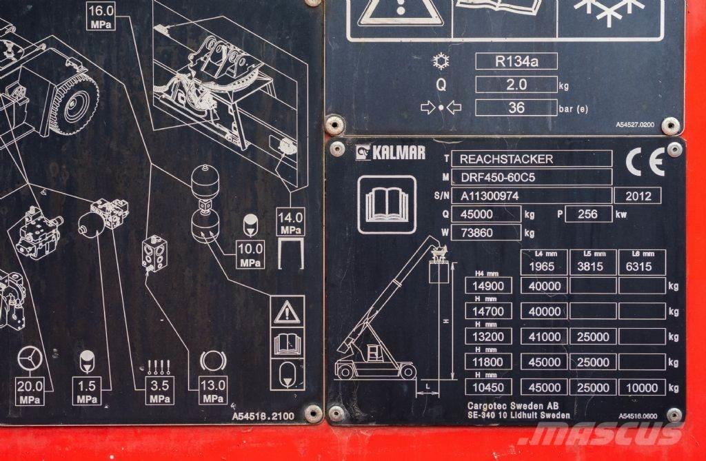Kalmar DRF450-60C5 Konteyner istifleyiciler - reach stacker