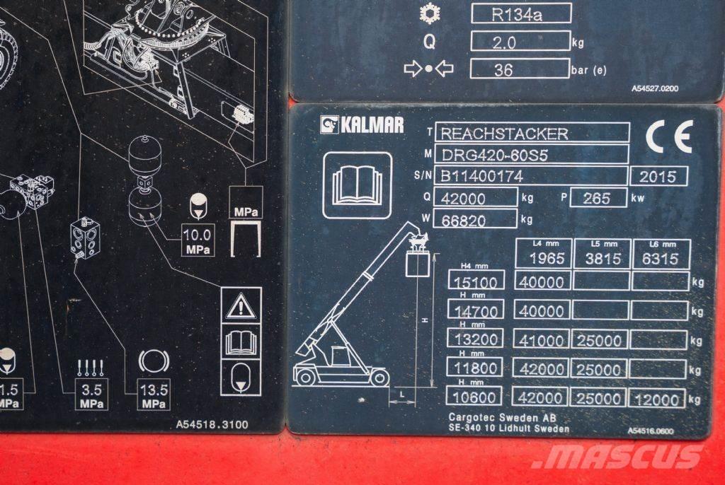 Kalmar DRG420-60S5 Konteyner istifleyiciler - reach stacker