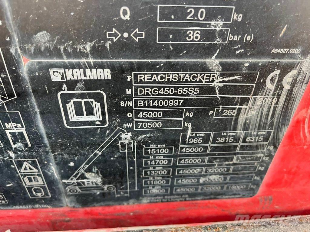 Kalmar DRG450-65S5 Konteyner istifleyiciler - reach stacker
