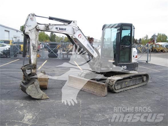 Bobcat E45 Mini ekskavatörler, 7 tona dek