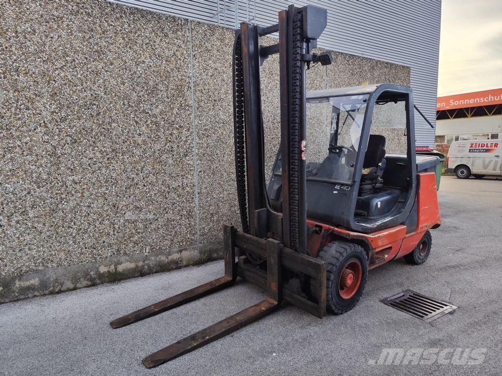 Linde E40P Elektrikli forkliftler