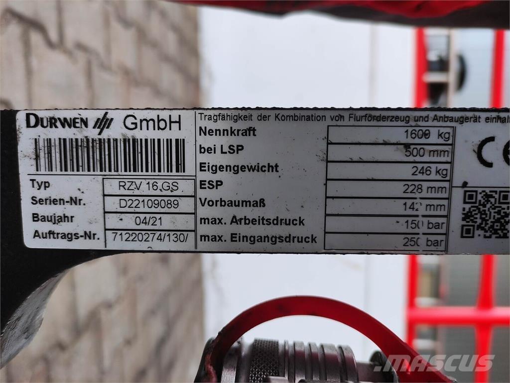 Durwen RZV 16 GS Digerleri