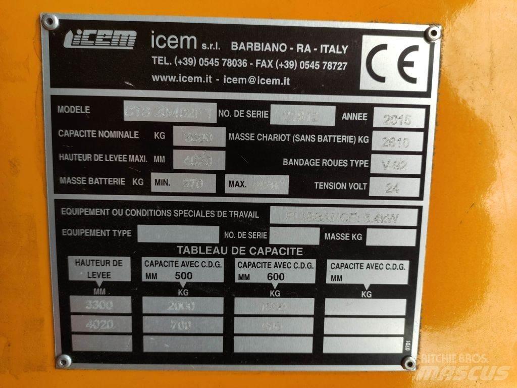 Icem CTS20/402 FT Reach truck - depo içi istif araçları