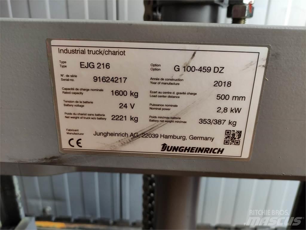 Jungheinrich EJG216 Yaya kumandali istif makinasi