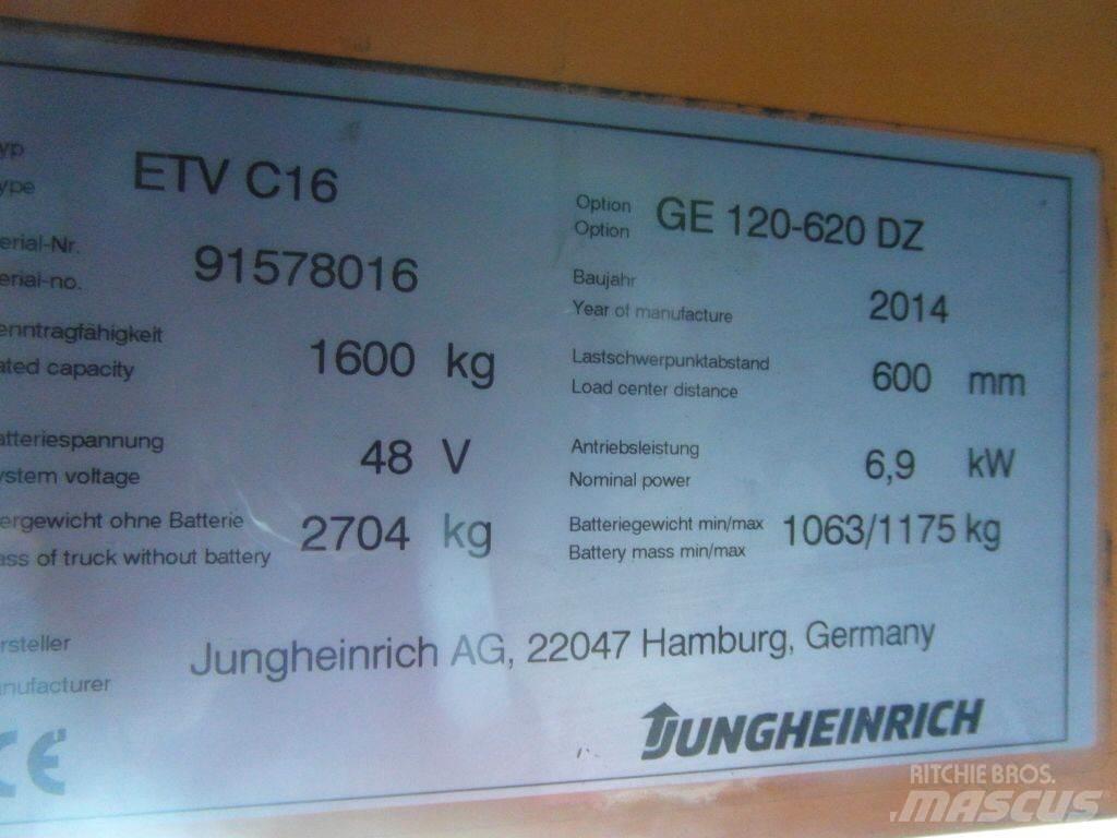 Jungheinrich ETVC16 Reach truck - depo içi istif araçları