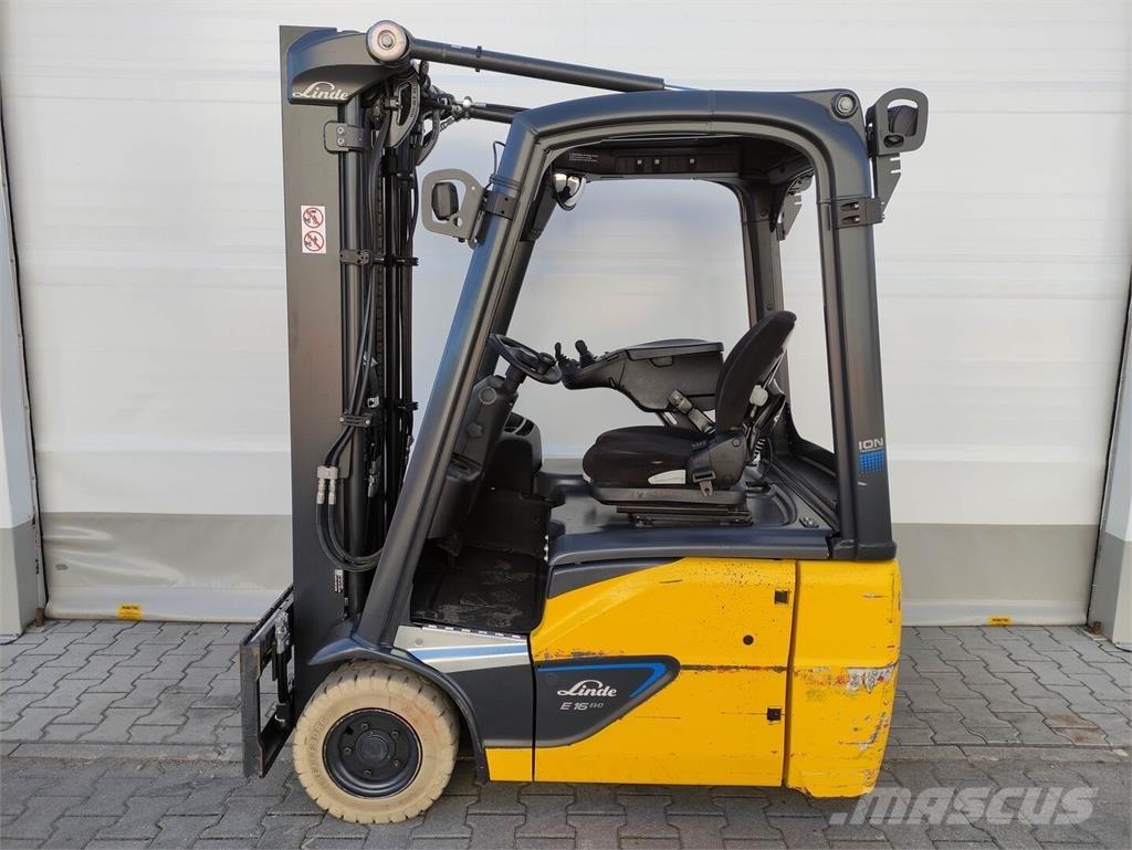Linde E16C-02-386 EVO Elektrikli forkliftler