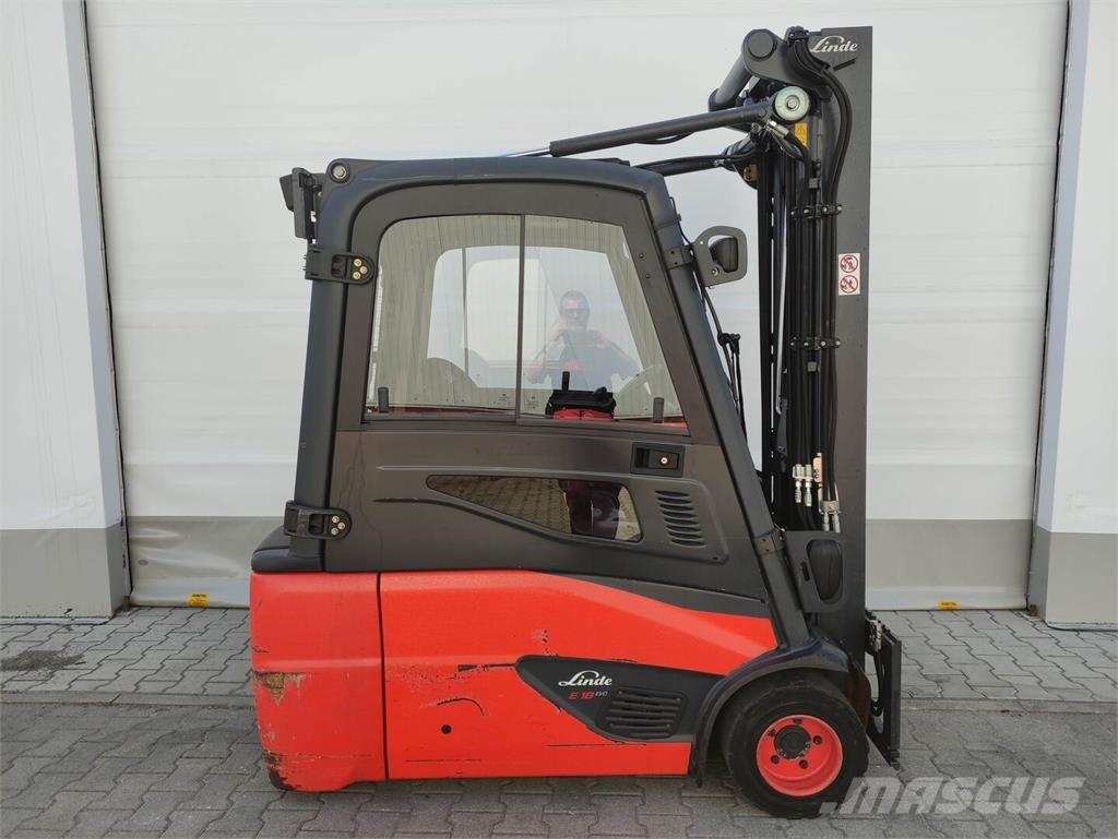 Linde E18L-02-386 Elektrikli forkliftler