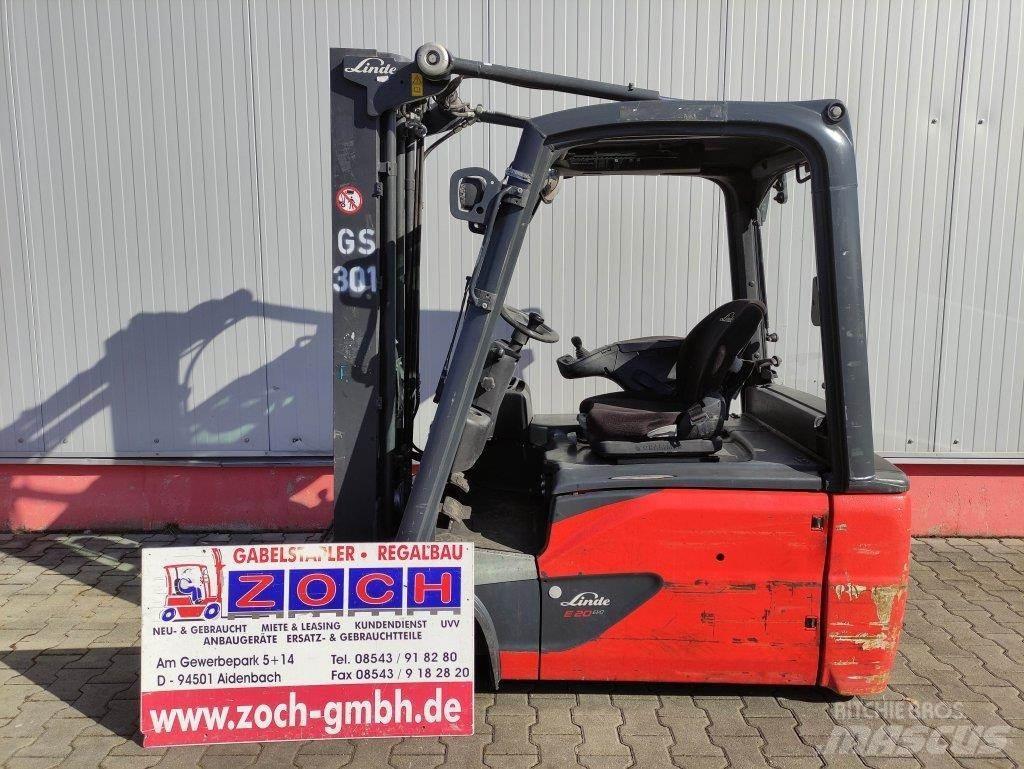 Linde E20L-02-386 Elektrikli forkliftler