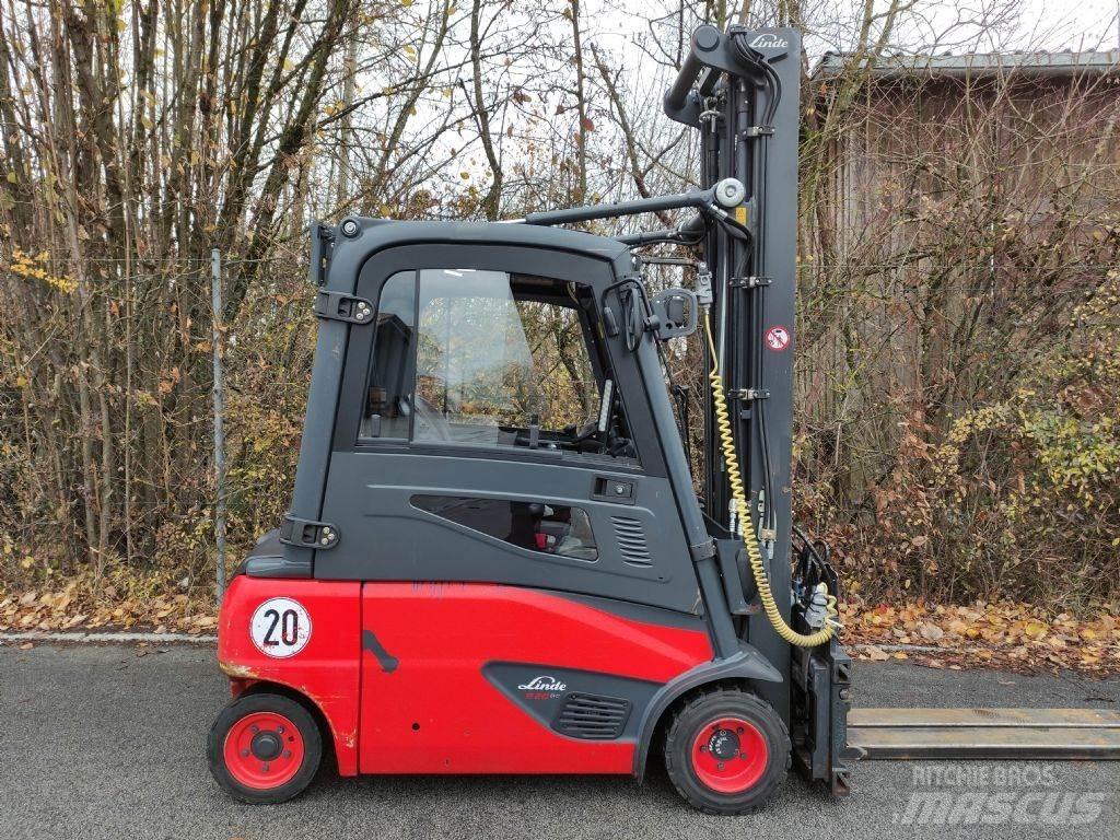 Linde E20PL-02-386 EVO Elektrikli forkliftler